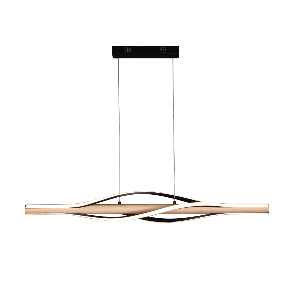 Momentous Living - Randy Sleek Curvy CCT LED Hanging Pendant Light Lamp ...