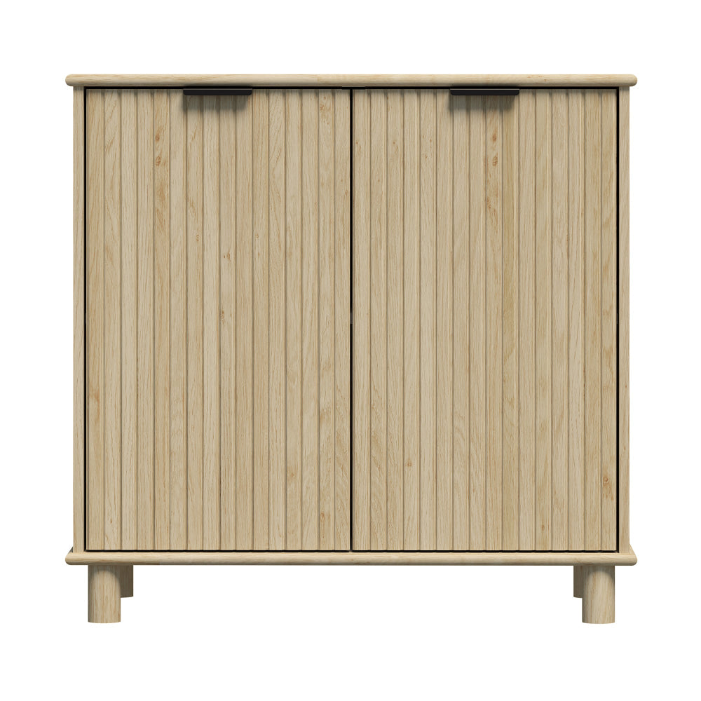 Randy Swedish Sideboard Storage Cabinet Cupboard 2-Doors Oak Fast shipping On sale