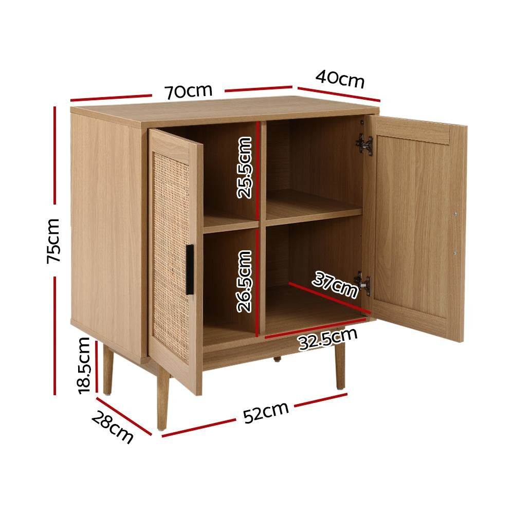 Rattan Buffet Sideboard Cabinet Storage Hallway Table Kitchen Cupboard & Unit Fast shipping On sale