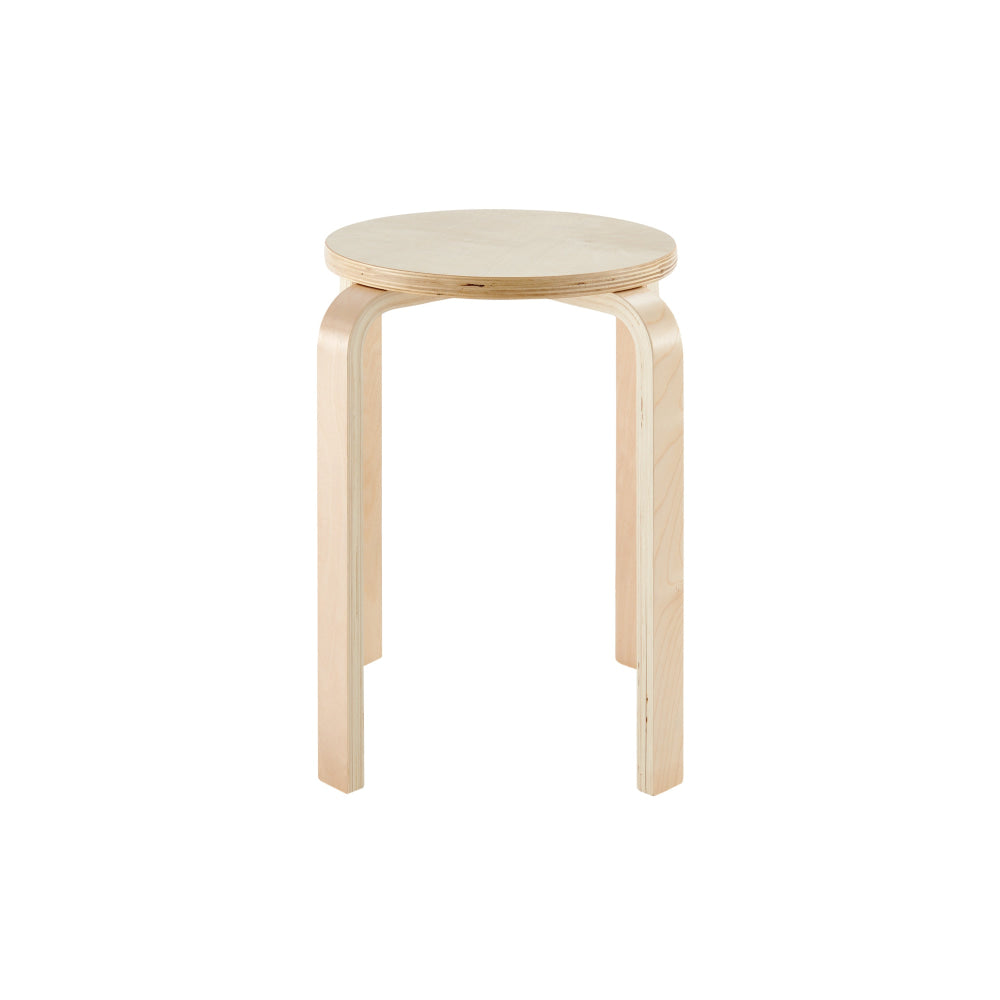 Replica Set Of 4 Aalto Wooden Low Stools Chair White Stool Fast shipping On sale