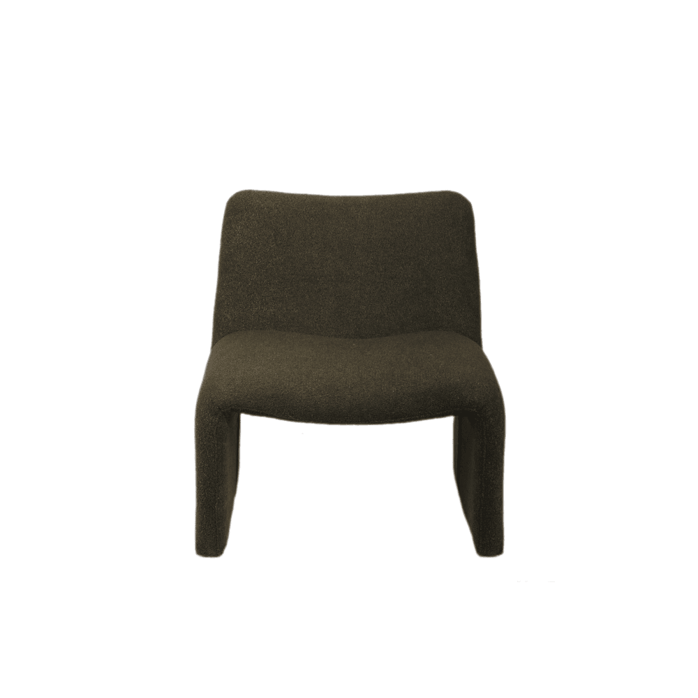 Riccardo Modern Boucle Fabric Occasional Lounge Accent Chair - Forest Fast shipping On sale