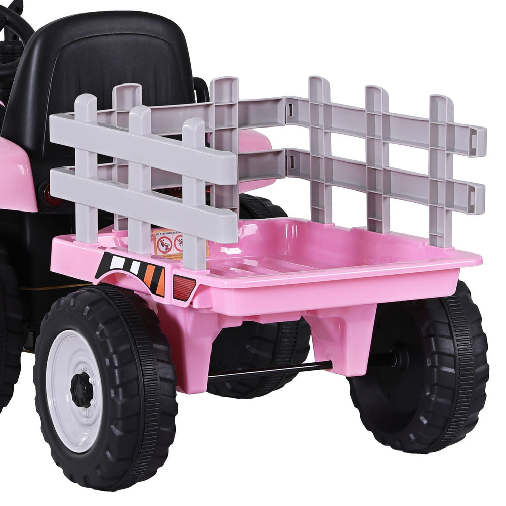 Rigo Kids Electric Ride On Car Tractor Toy Cars 12V Pink Fast shipping sale