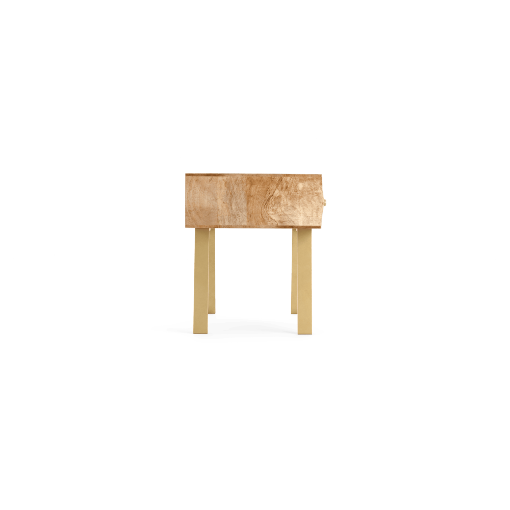 Roma Bedside Table Natural Fast shipping On sale