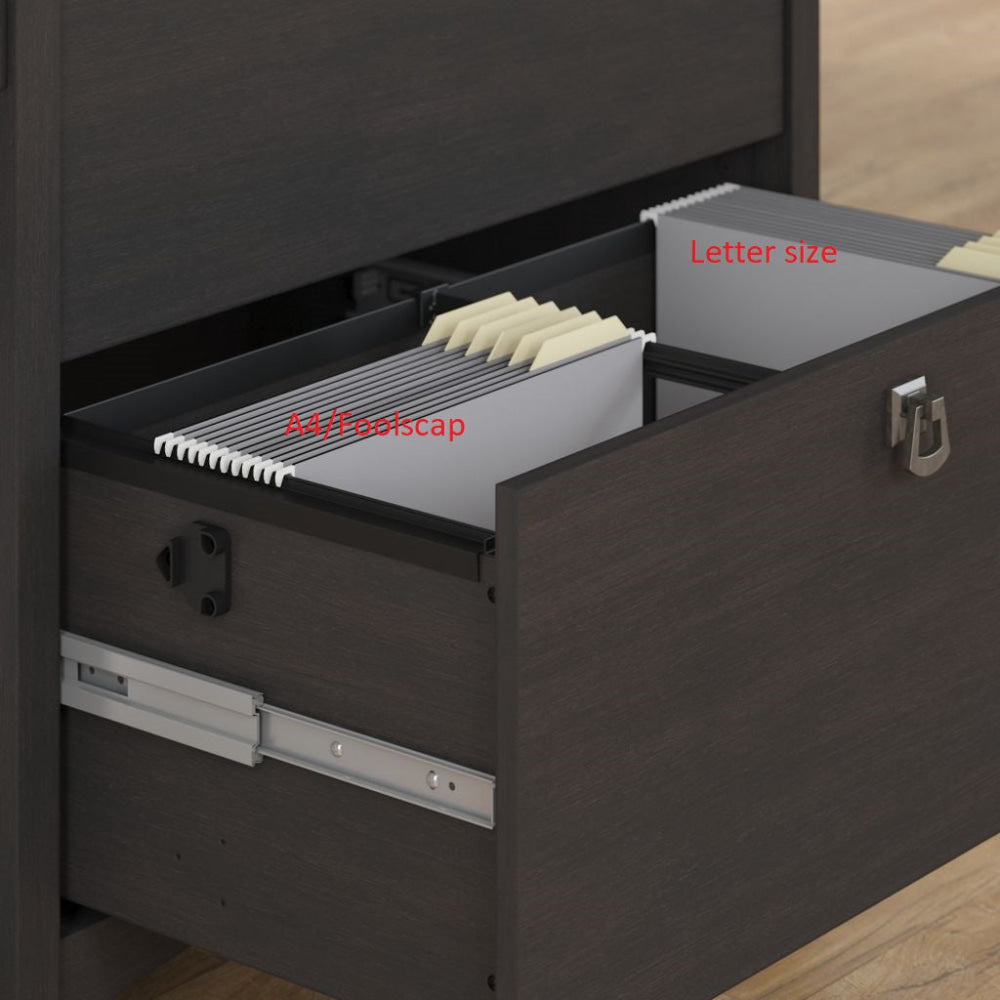 Rosen 2-Drawer Filing Cabinet Office Storage - Washed Grey Fast shipping On sale