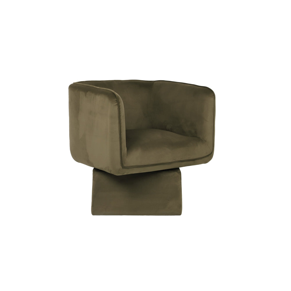 Roshell Modern Textured Fabric Swivel Occasional Armchair Accent Lounge Chair Moss Fast shipping On sale