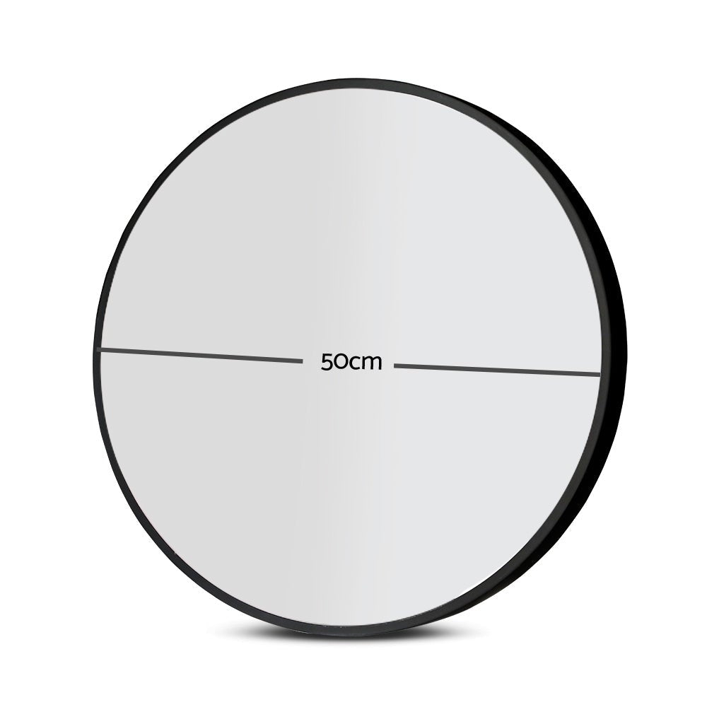Round Wall Mirror 50cm Makeup Bathroom Frameless Fast shipping On sale