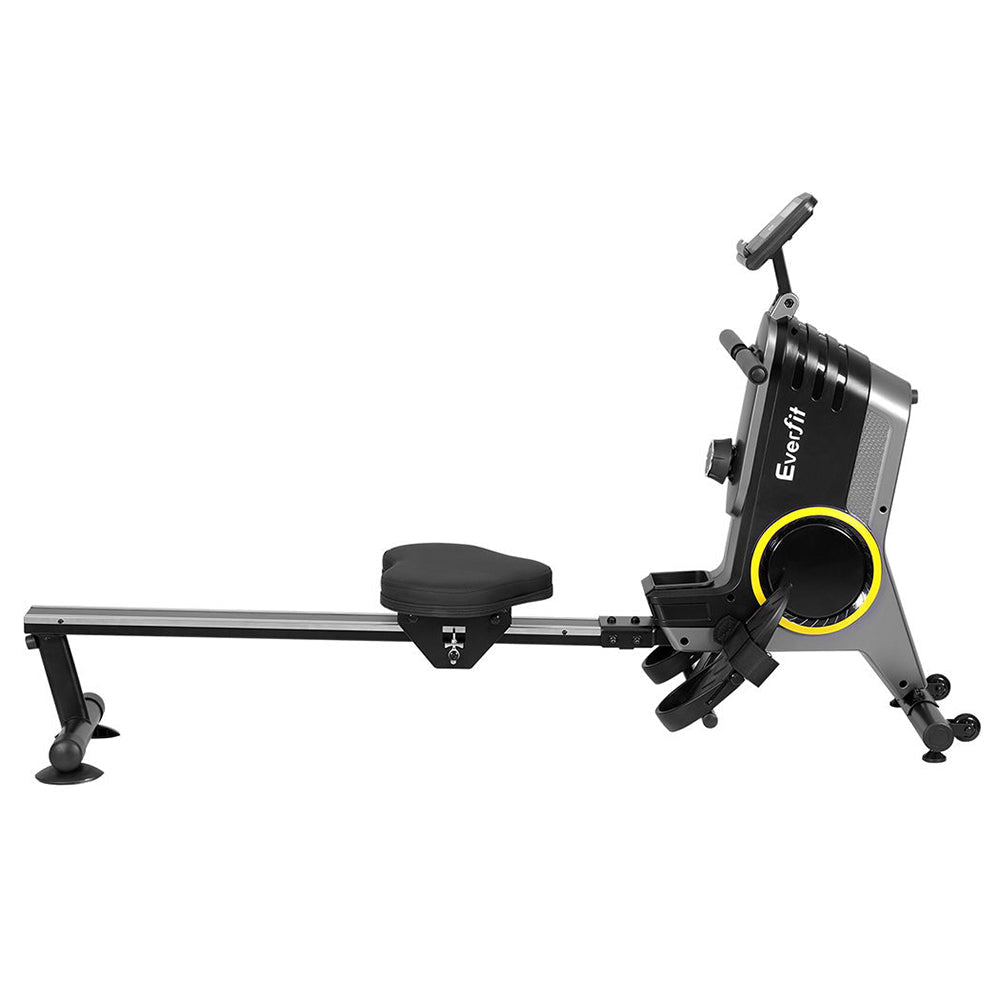 Rowing Machine 12 Levels Magnetic Rower Fitness Gym Cardio Workout Sports & Fast shipping On sale