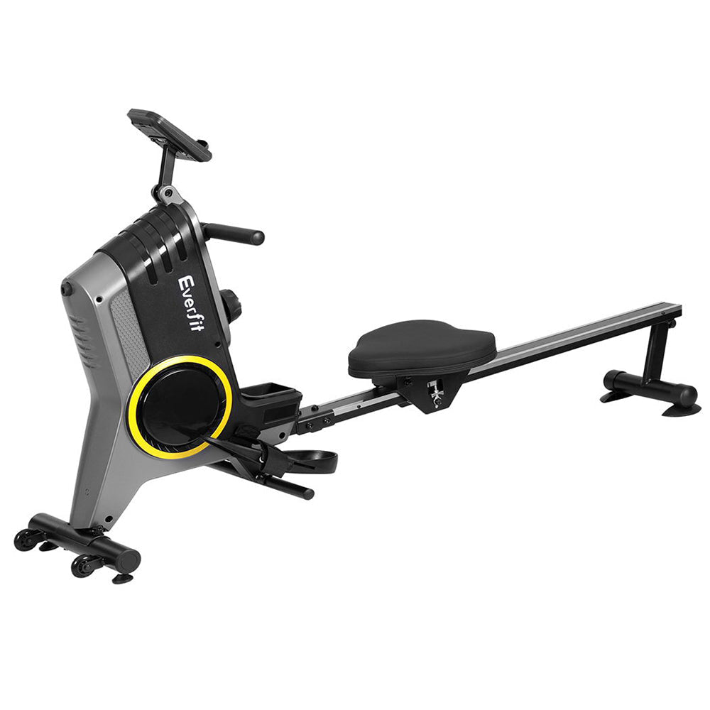 Rowing Machine 12 Levels Magnetic Rower Fitness Gym Cardio Workout Sports & Fast shipping On sale