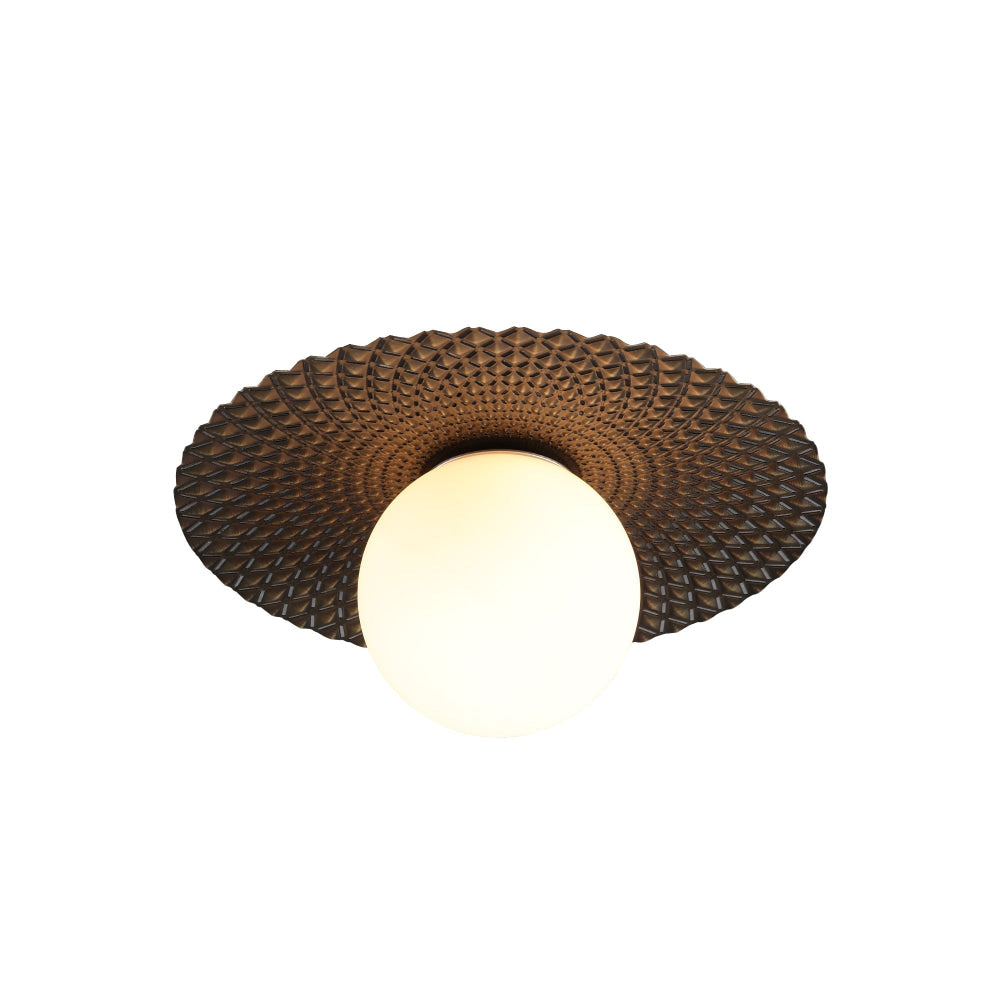 Rox Modern Ceiling Wall Light Lamp Glass Shade Gold Black Fast shipping On sale