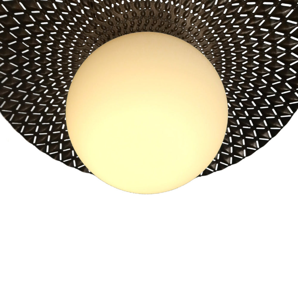 Rox Modern Ceiling Wall Light Lamp Glass Shade Gold Black Fast shipping On sale