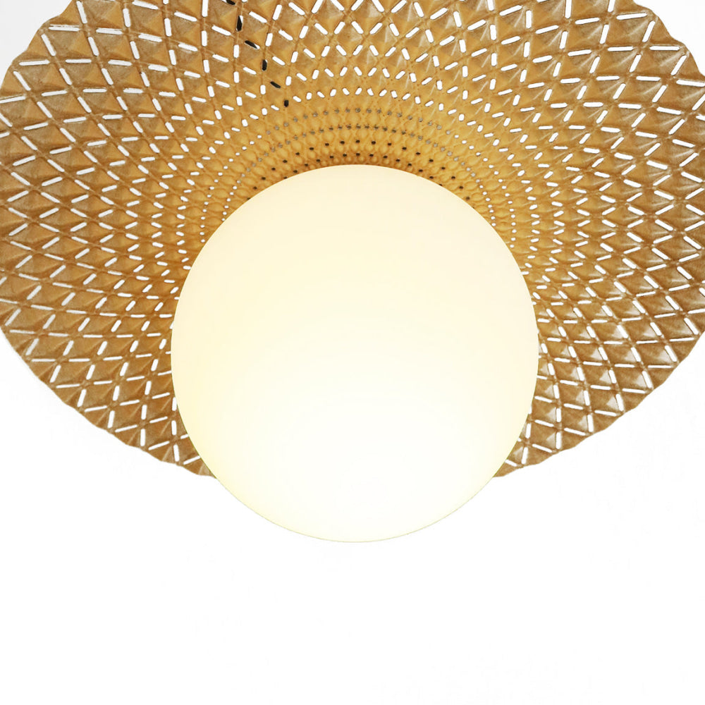 Rox Modern Ceiling Wall Light Lamp Glass Shade Yellow Black Fast shipping On sale