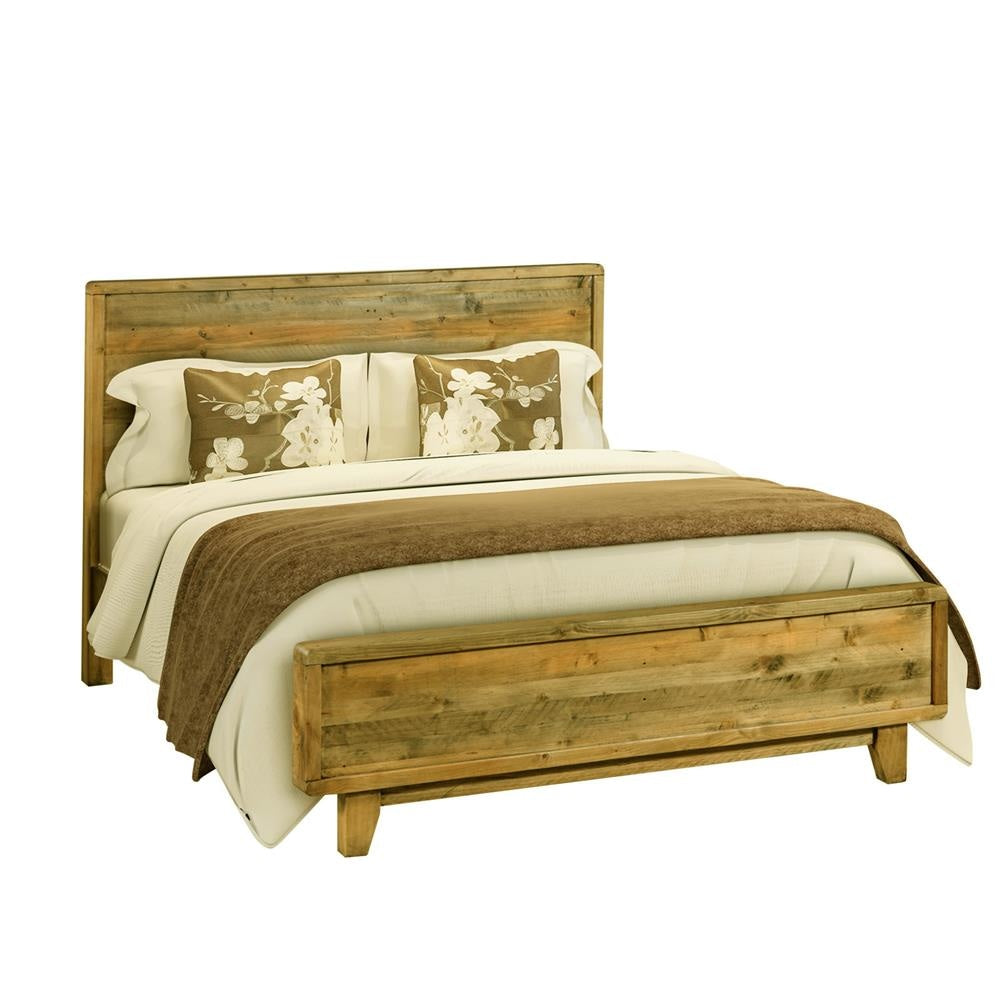 Rustic Timber 4 pcs King Bedroom Suite Fast shipping On sale