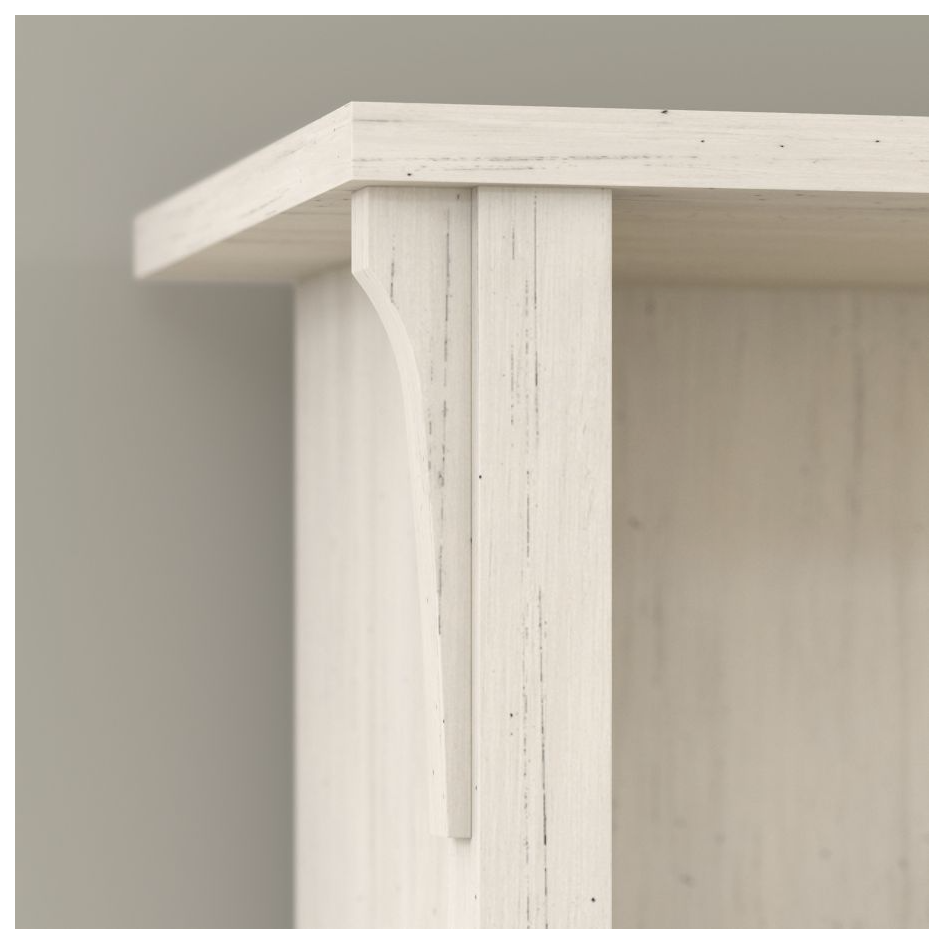 Salinas Coat Rack Hall Tree And Shoe Storage Cabinet - Antique White Fast shipping On sale