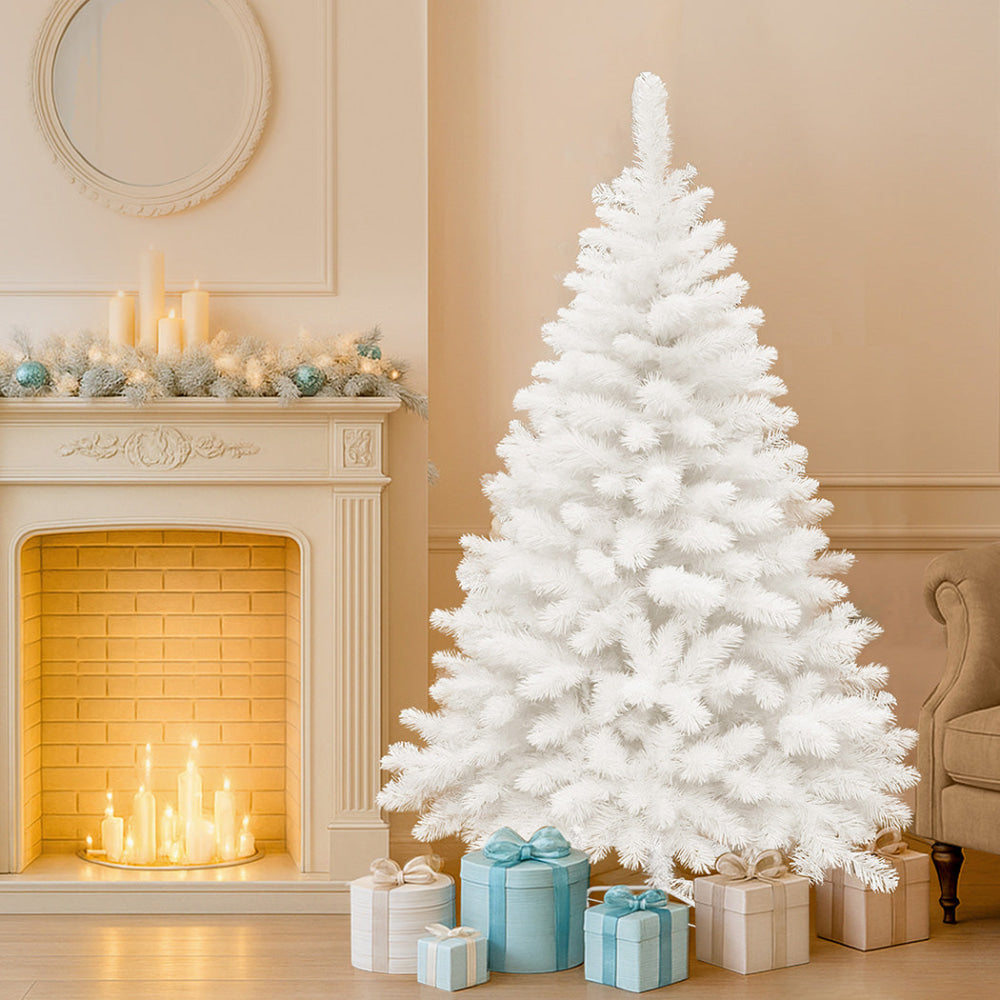 Santaco 1.5M 380 Tips White Christmas Tree Fast shipping On sale