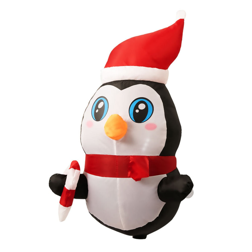 Santaco Christmas Inflatable Lighted 0.9M Xmas Penguin Garden Outdoor Decoration Fast shipping On sale