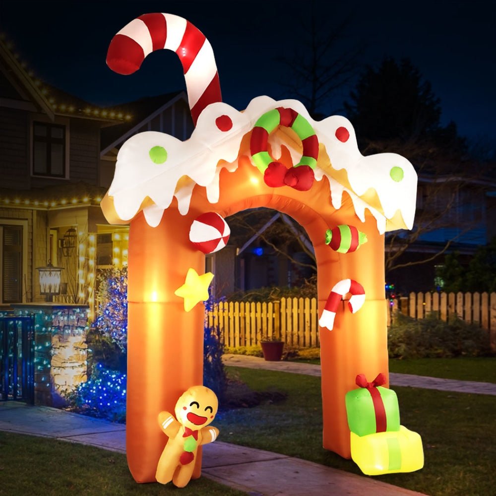 Santaco Christmas Inflatable Lighted 3M Xmas Penguin Garden Outdoor Decoration Fast shipping On sale