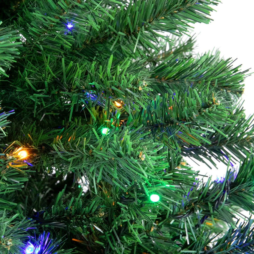 SANTACO Pre Lit Artificial Christmas Tree 1.5M 8Mode Led Lights Xmas Bushy Decor Fast shipping On sale