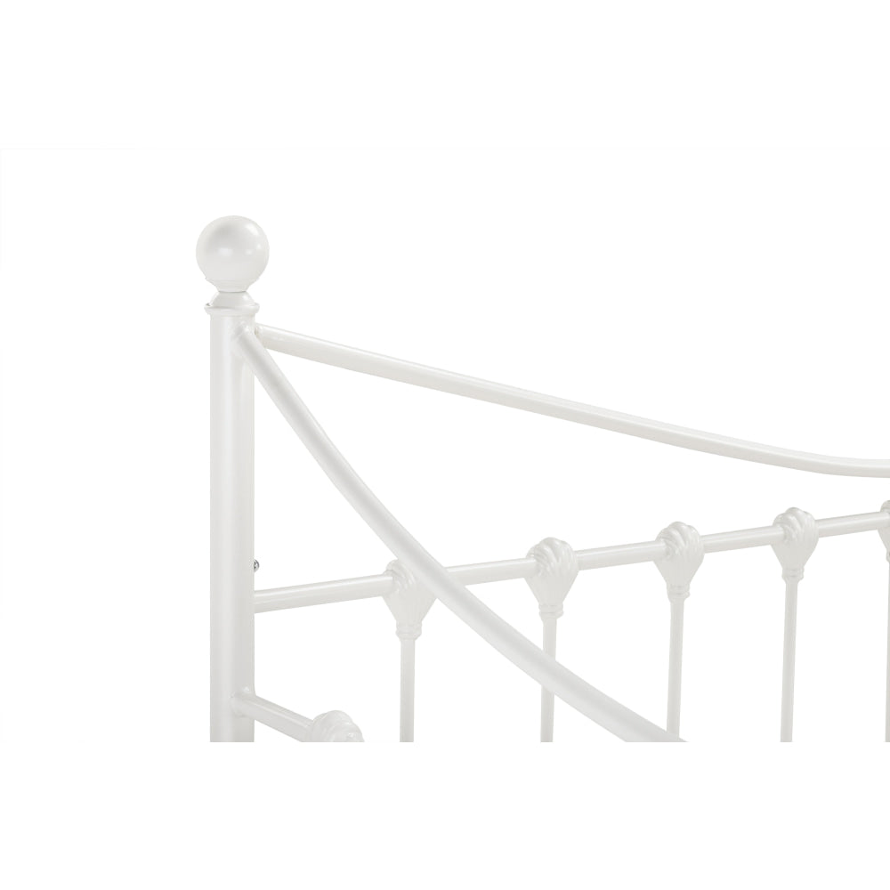 Seattle Metal Day Bed Frame White Kids Furniture Fast shipping On sale