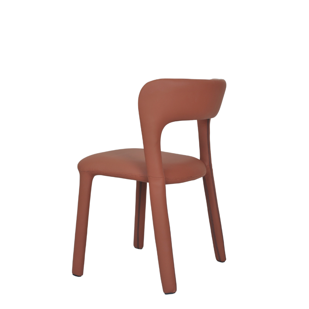 Set Of 2 Arnie Eco Leather Kitchen Dining Side Chair Tan Fast shipping On sale