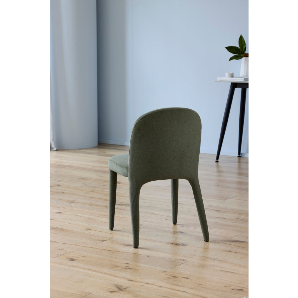 Set Of 2 Cipri All Cover Fabric Kitchen Dining Side Chair Leaf Fast shipping On sale