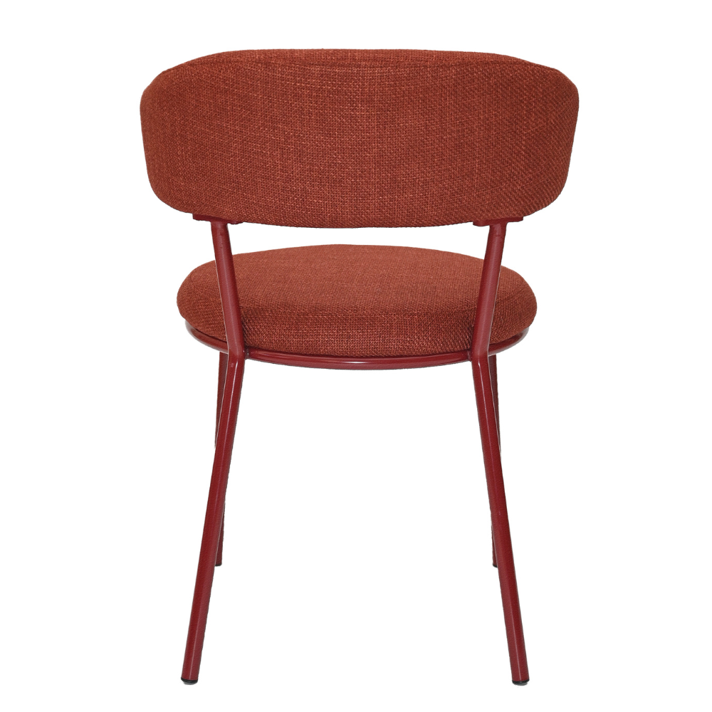 Set oF 2 Corbin Modern Kitchen Dining Side Chair metal Legs Plum Fast shipping On sale