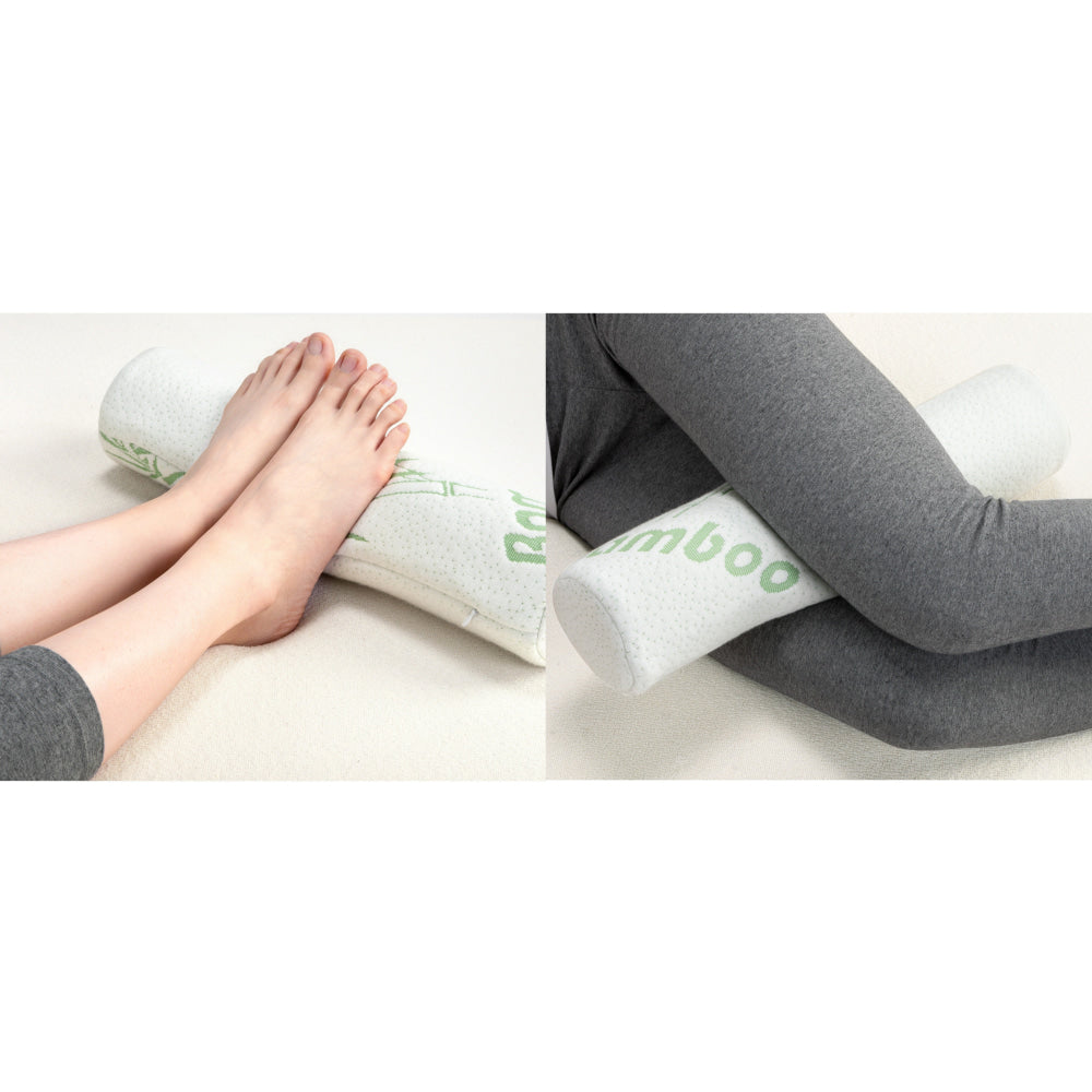 Set of 2 Memory Foam Neck Roll Bolster Pillows Pillow Fast shipping On sale