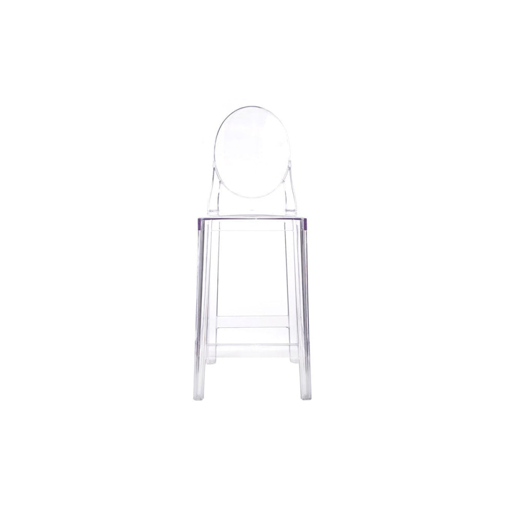 Set of 2 Philippe Starck Replica Victoria Ghost Kitchen Counter Bar Stool 65cm Clear Fast shipping On sale