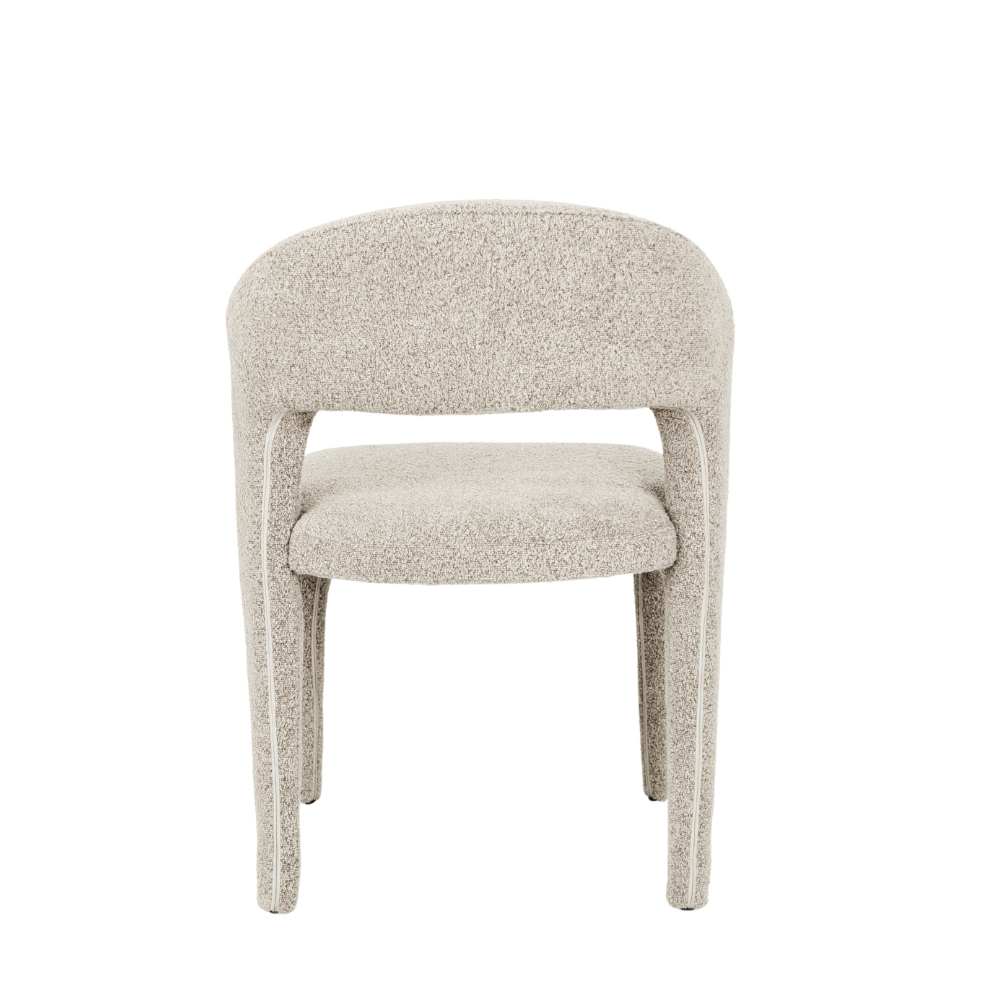 Set Of 2 Silas All-Cover Mohair Fabric Kitchen Dining Chair Wheat Fast shipping On sale