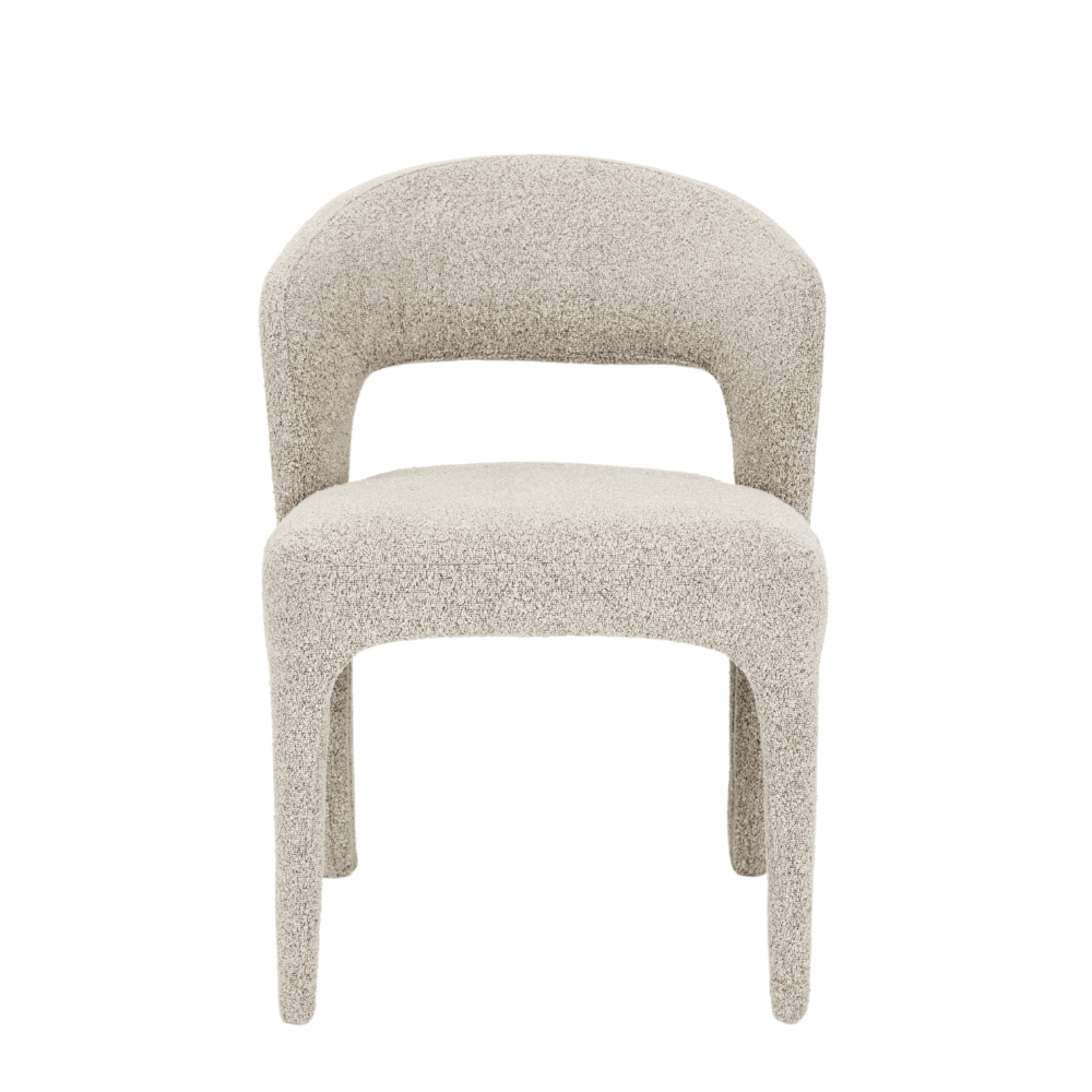 Set Of 2 Silas All-Cover Mohair Fabric Kitchen Dining Chair Wheat Fast shipping On sale