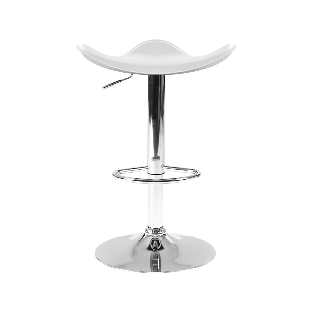 Set of 4 Swivel Bar Stools - White Stool Fast shipping On sale