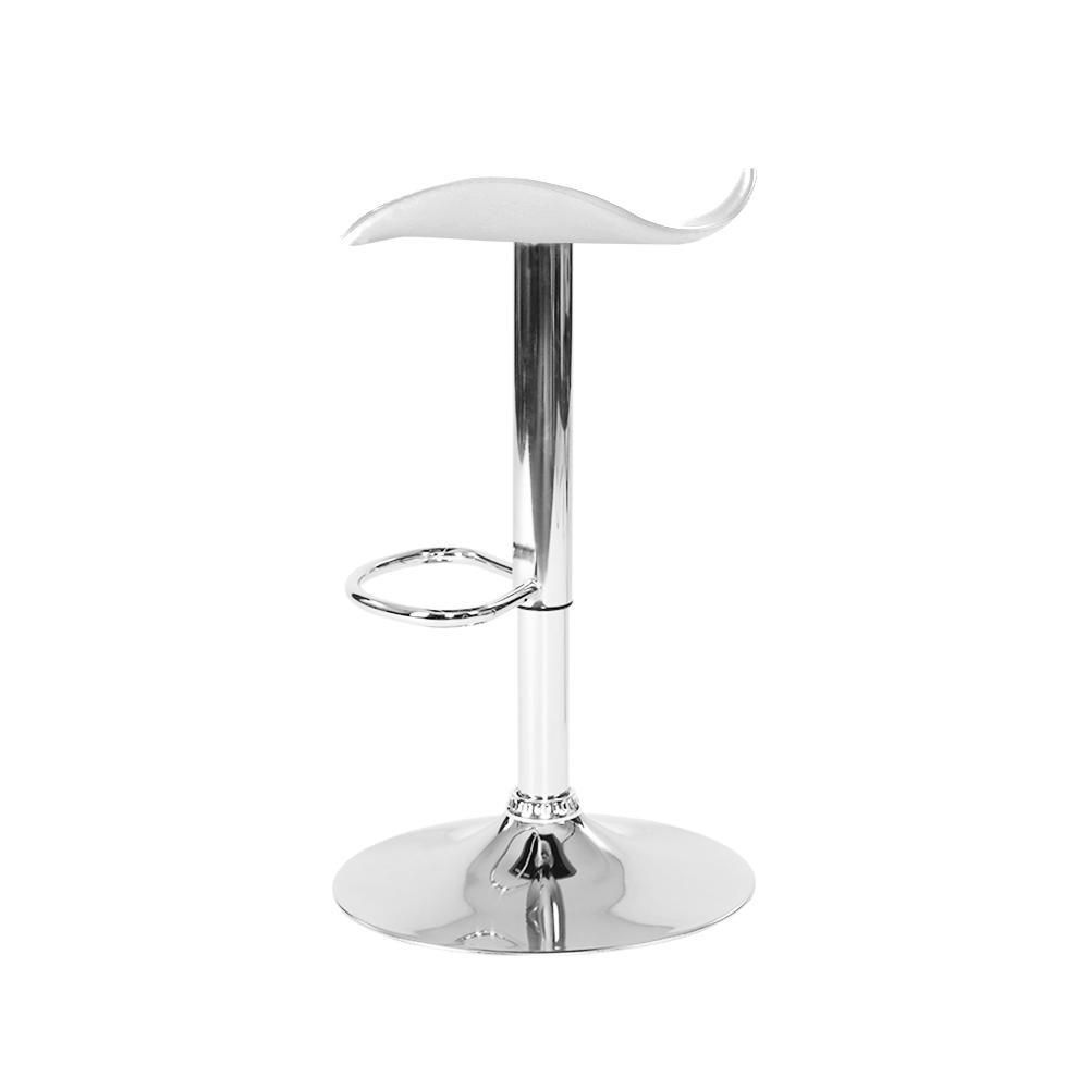 Set of 4 Swivel Bar Stools - White Stool Fast shipping On sale