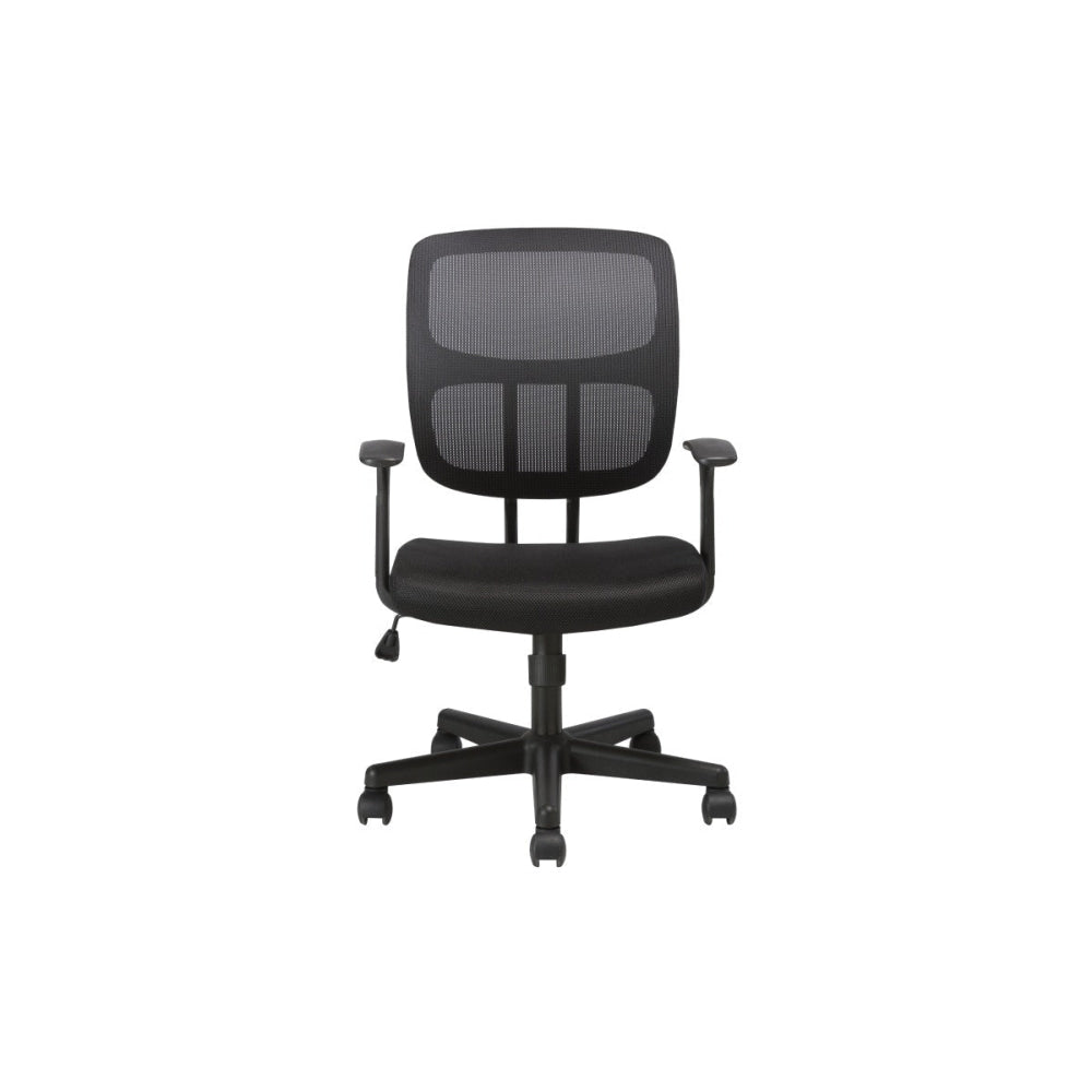 Seto Adjustable Mid Back Mesh Office Computer Chair Black Fast shipping On sale