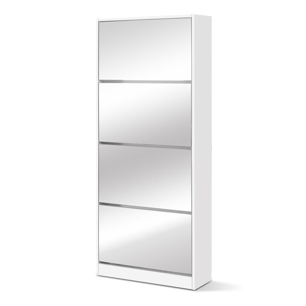 Shoe Cabinet Mirror Shoes Storage Rack Organiser 60 Pairs Cupboard Shelf Fast shipping On sale