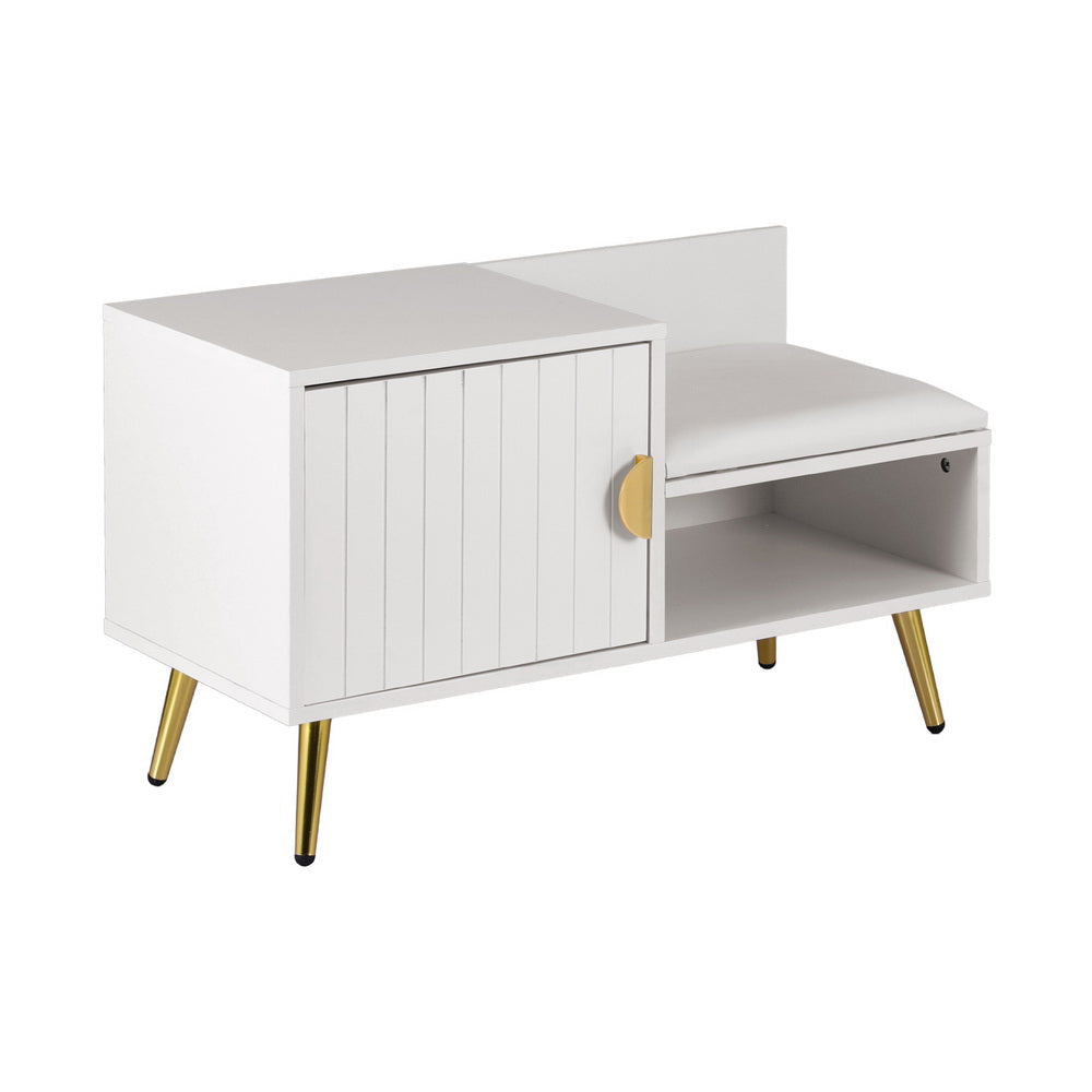 Shoe Rack Cabinet Bench 6 Pairs White Fast shipping On sale