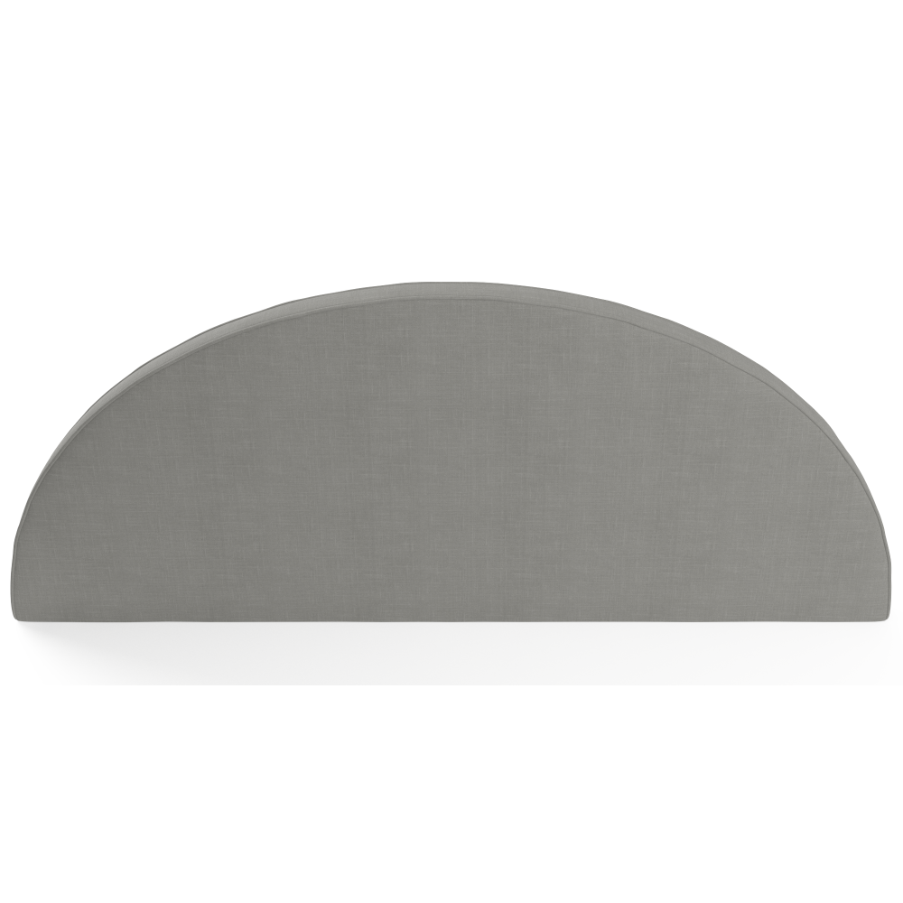 Sky Oversized Bed Head with Slip Cover Stone Grey Fast shipping On sale