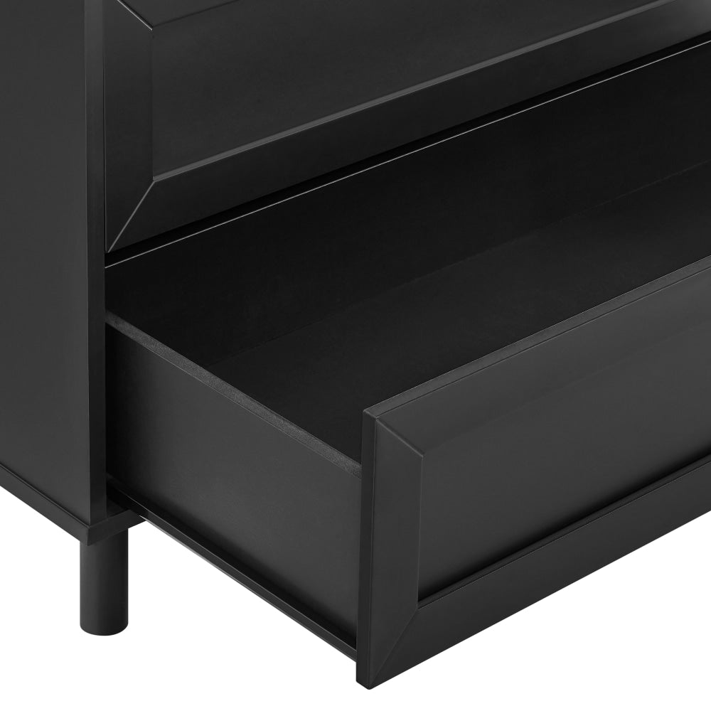Sky Wooden Dresser Chest Of 6-Drawers Storage Cabinet Black Drawers Fast shipping On sale