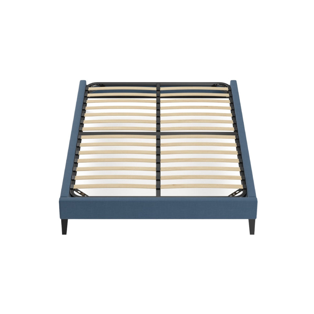 Slimline Bed Frame Atlantic Blue Queen Fast shipping On sale