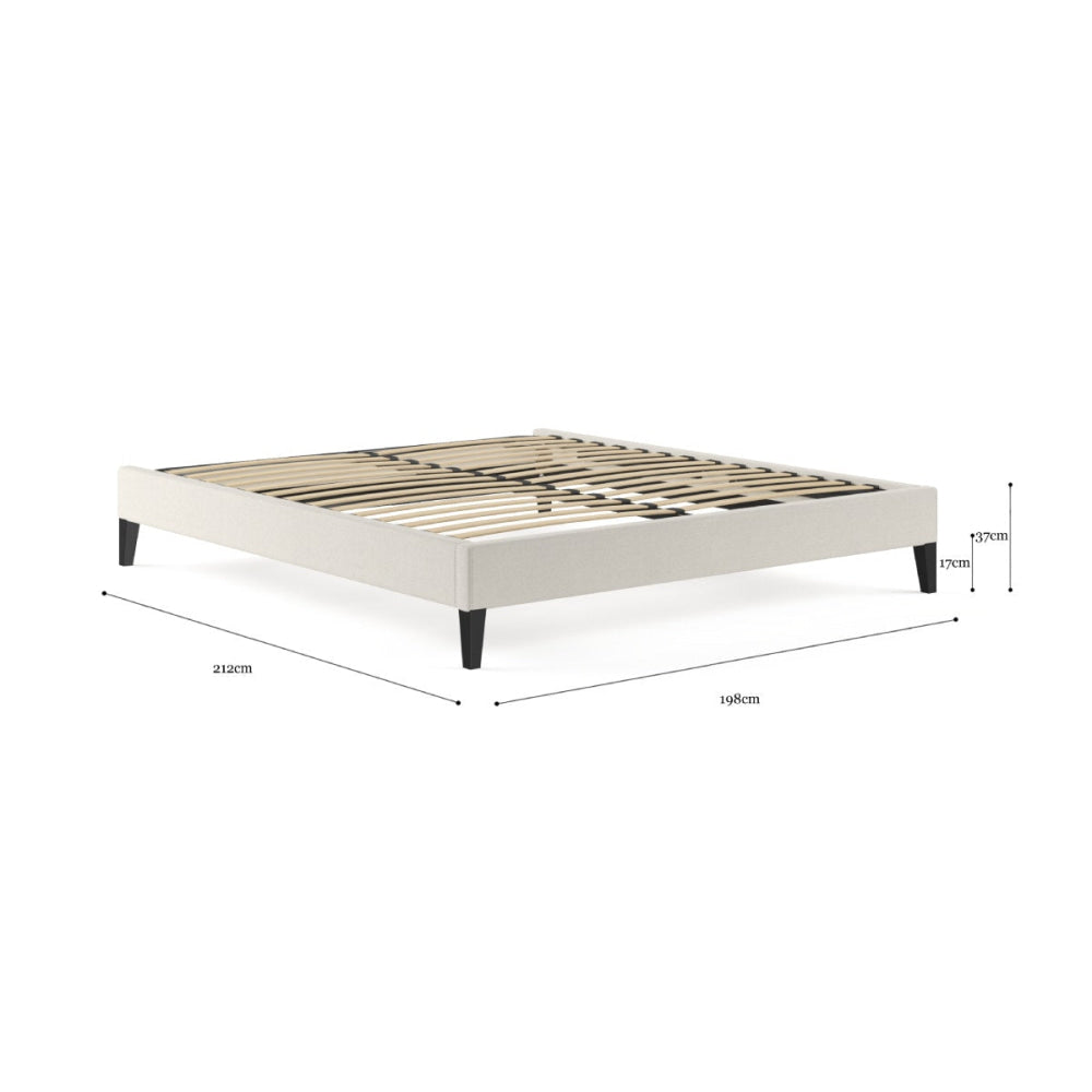 Slimline Bed Frame Classic Cream Fast shipping On sale