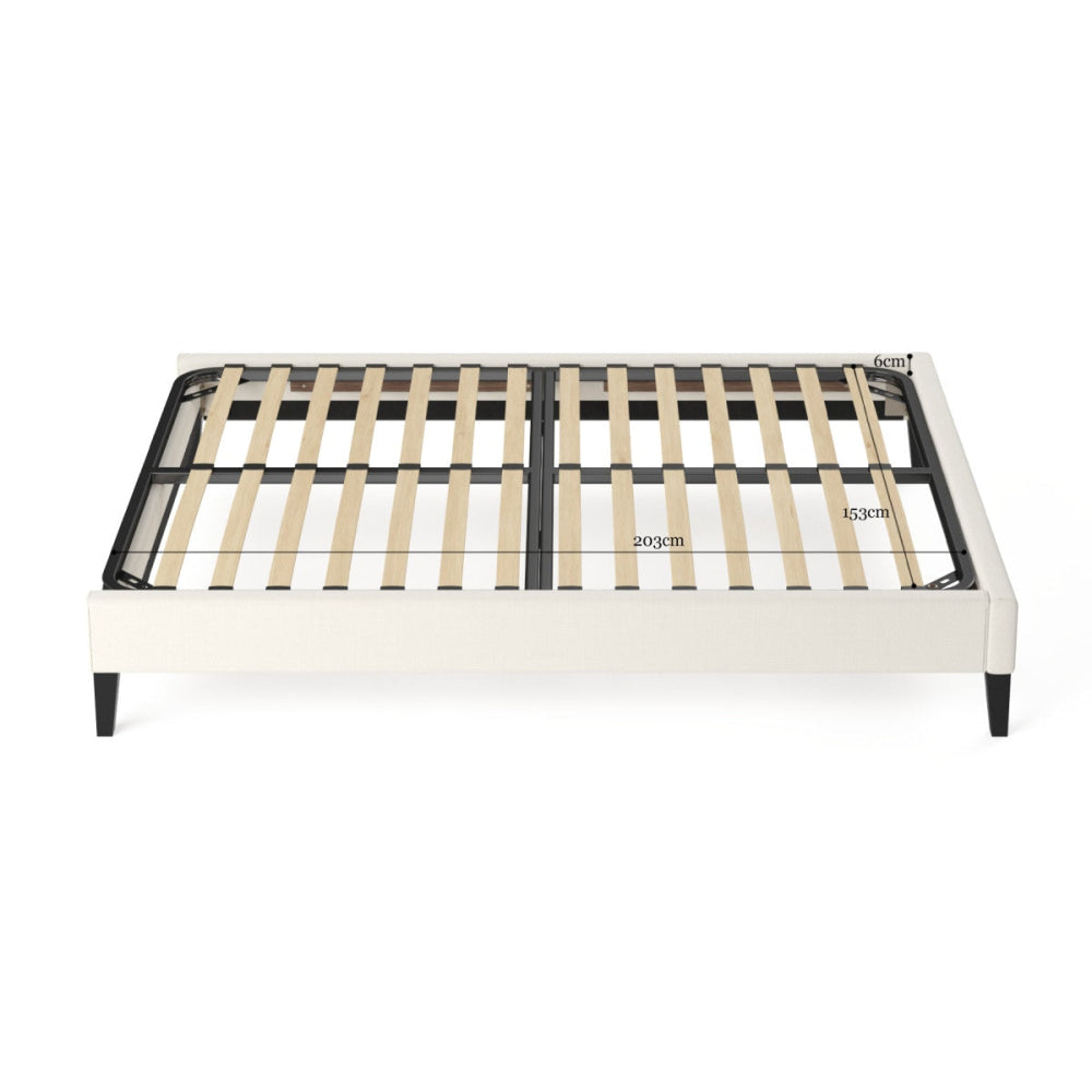 Slimline Bed Frame Classic Cream Fast shipping On sale