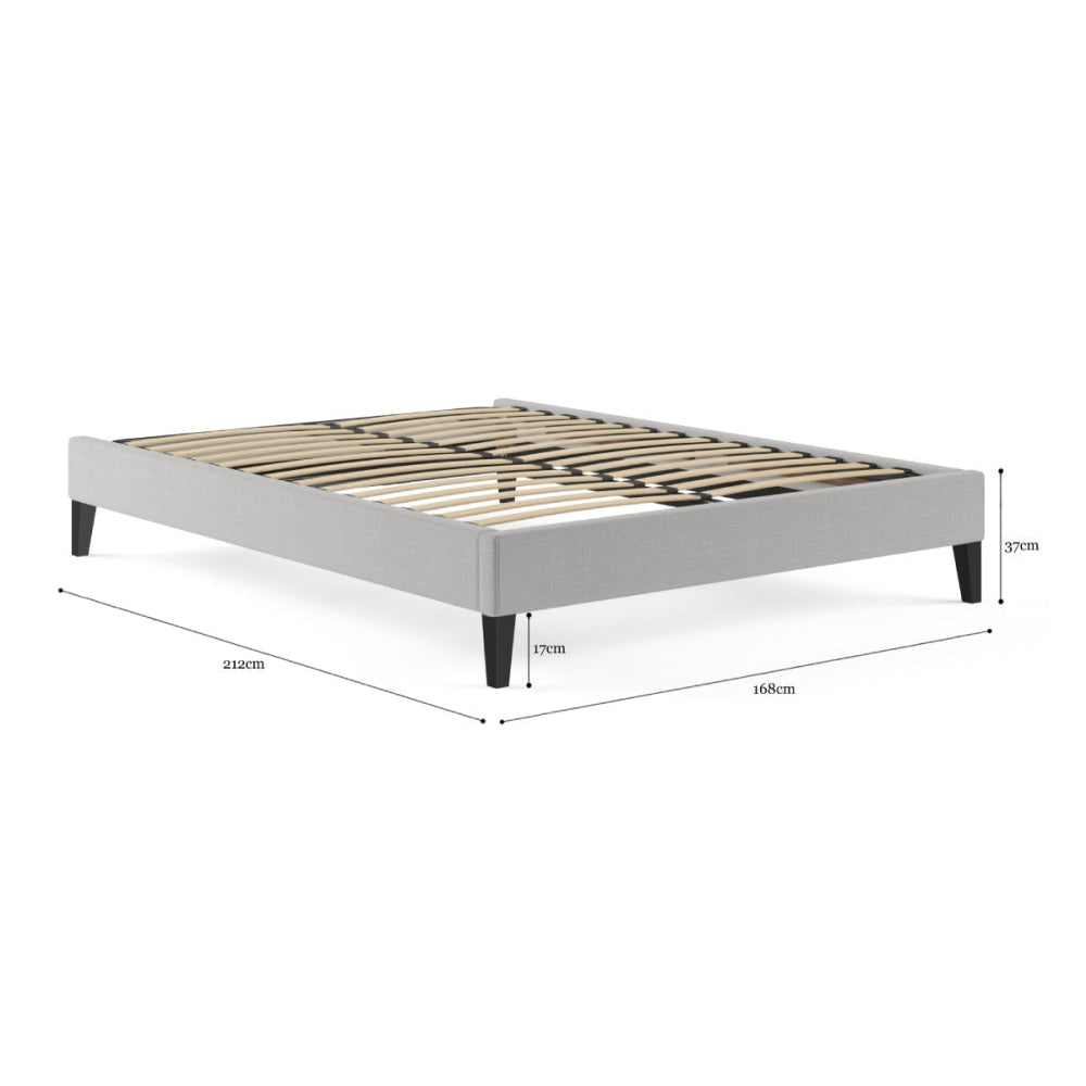 Slimline Bed Frame Cloud Grey Fast shipping On sale