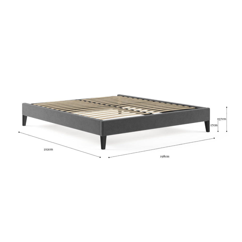 Slimline Bed Frame Cosmic Anthracite Fast shipping On sale