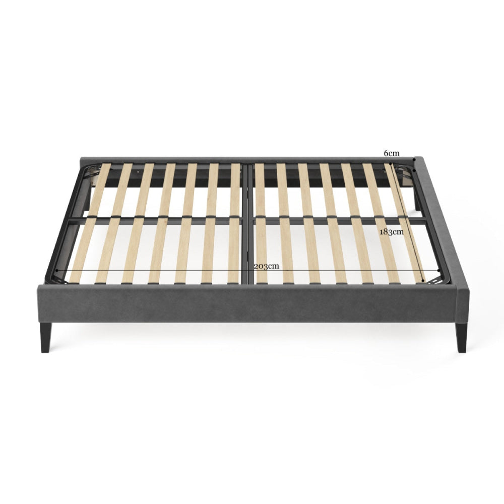 Slimline Bed Frame Cosmic Anthracite Fast shipping On sale