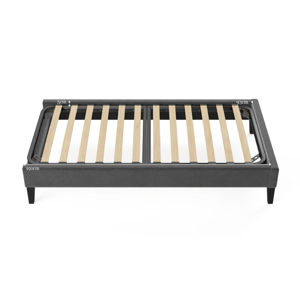 Slimline Bed Frame Cosmic Anthracite Fast shipping On sale