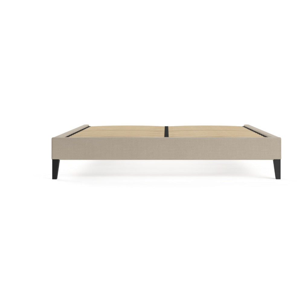 Slimline Bed Frame French Beige King Fast shipping On sale