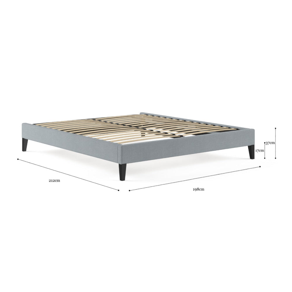 Slimline Bed Frame Heron Grey Fast shipping On sale