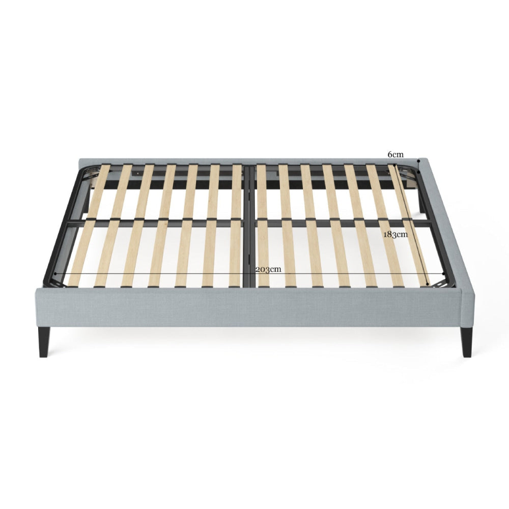 Slimline Bed Frame Heron Grey Fast shipping On sale