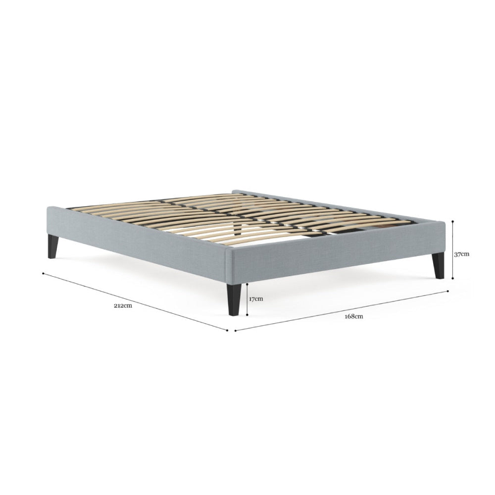 Slimline Bed Frame Heron Grey Fast shipping On sale