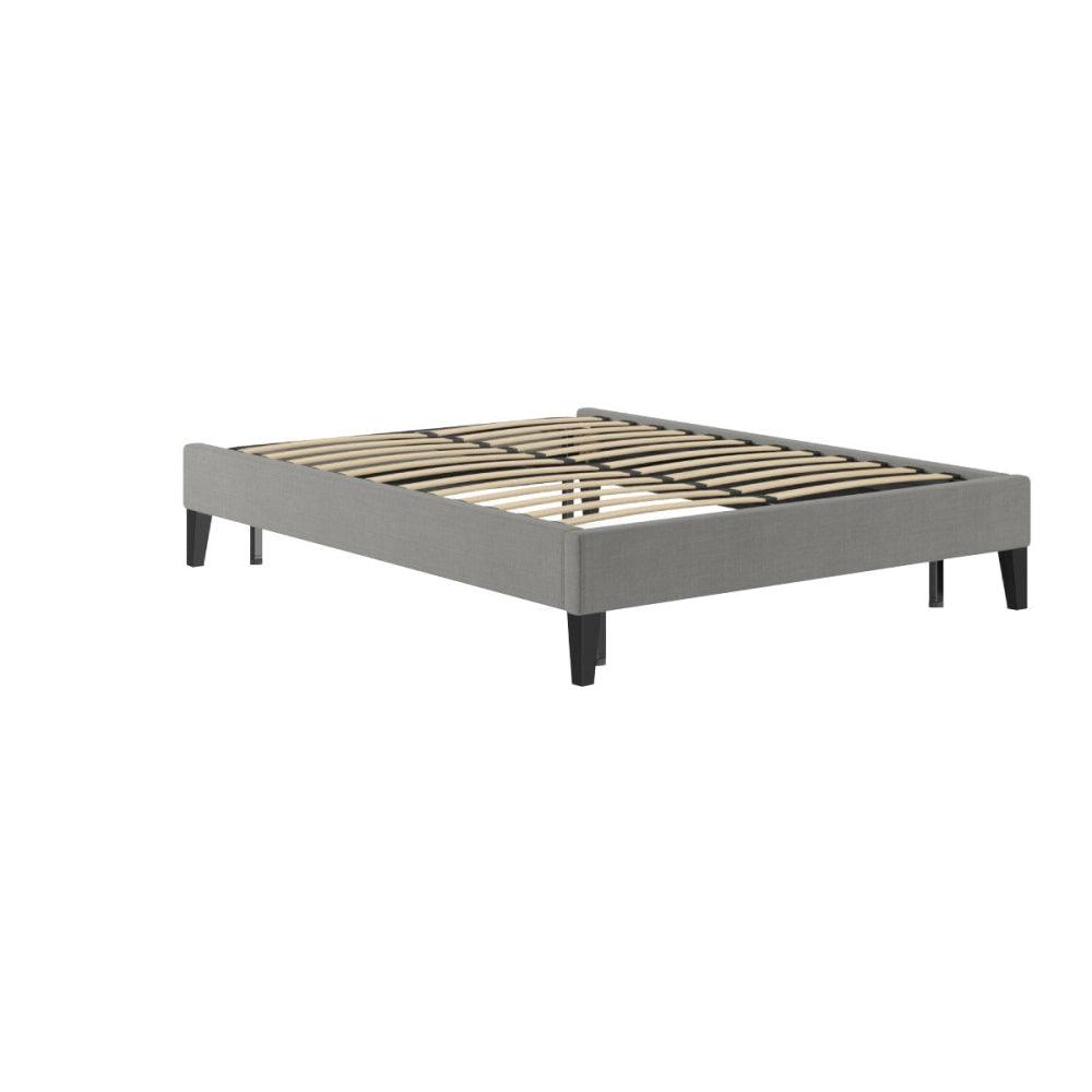 Slimline Bed Frame Stone Grey Double Fast shipping On sale