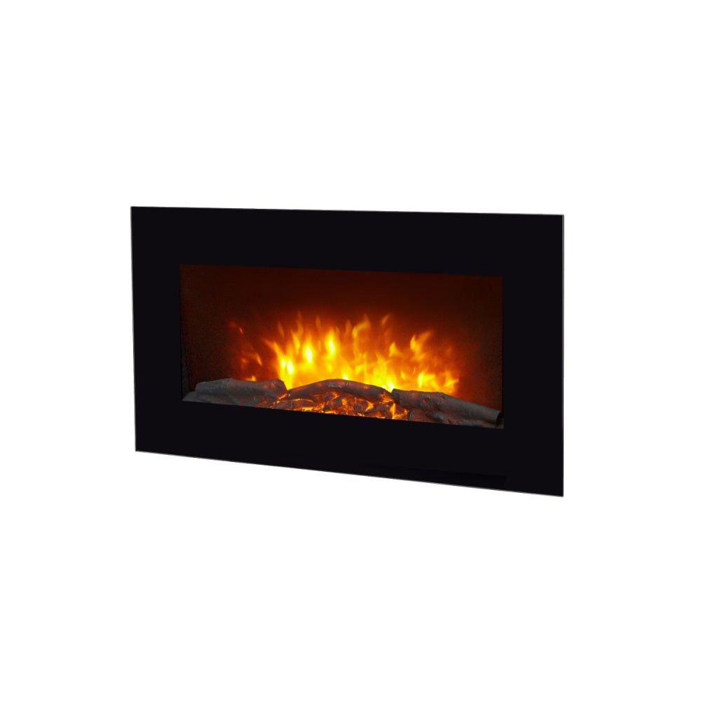 SmarterHome™ 2kW Electric Fireplace Heater with Log Effect Heaters Fast shipping On sale