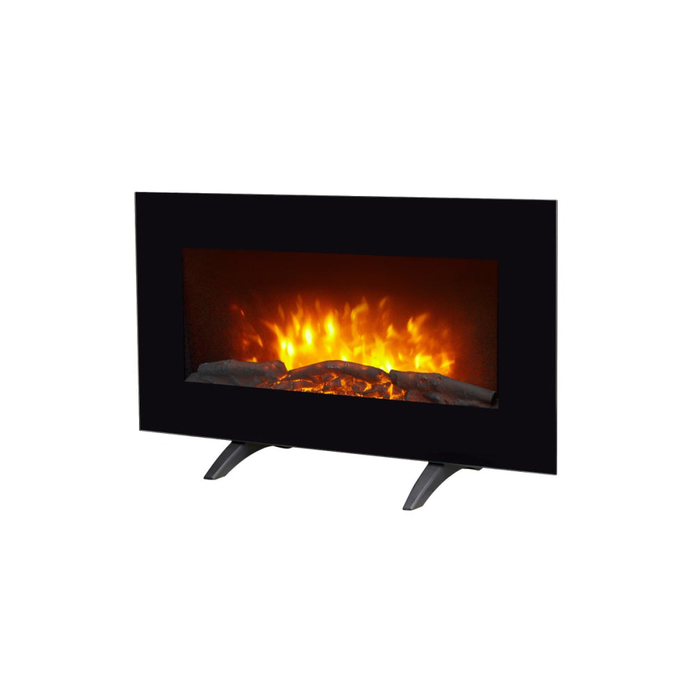 SmarterHome™ 2kW Electric Fireplace Heater with Log Effect Heaters Fast shipping On sale